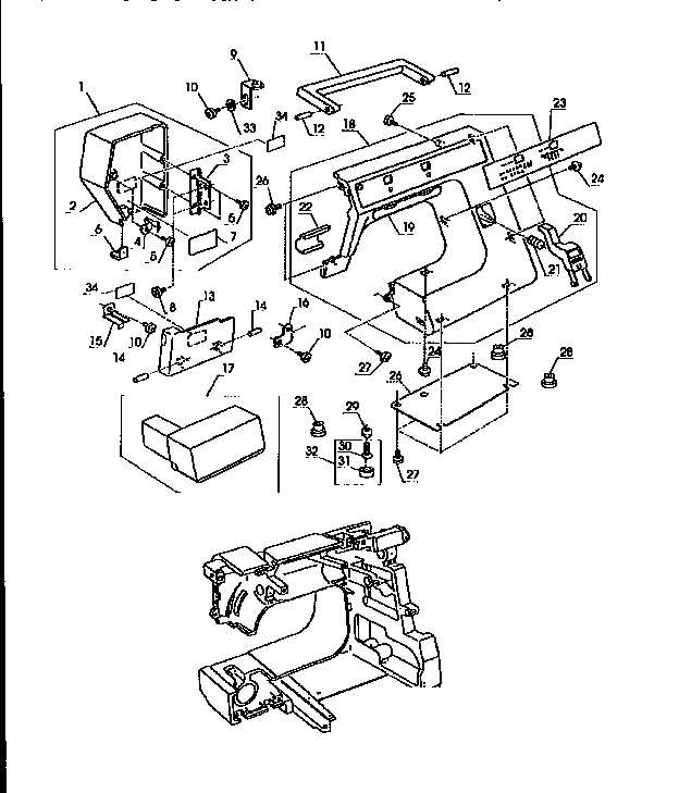 Kenmore 38512514590 base assembly diagram
