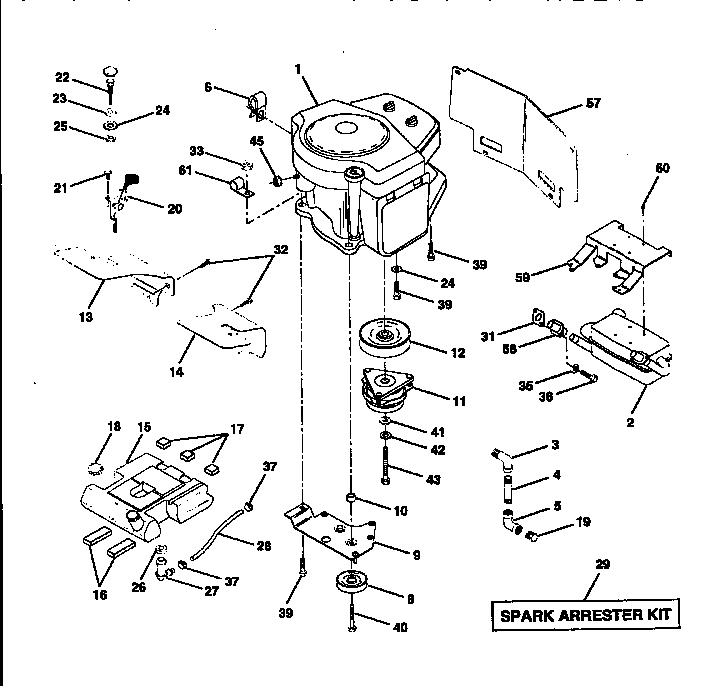 Craftsman 917250781 engine diagram