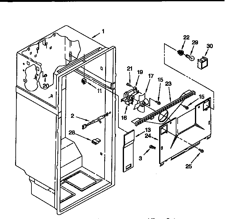 Whirlpool ED25DMXDN00 liner parts diagram