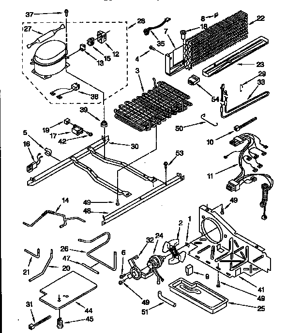 Whirlpool ED25DMXDN00 unit parts diagram