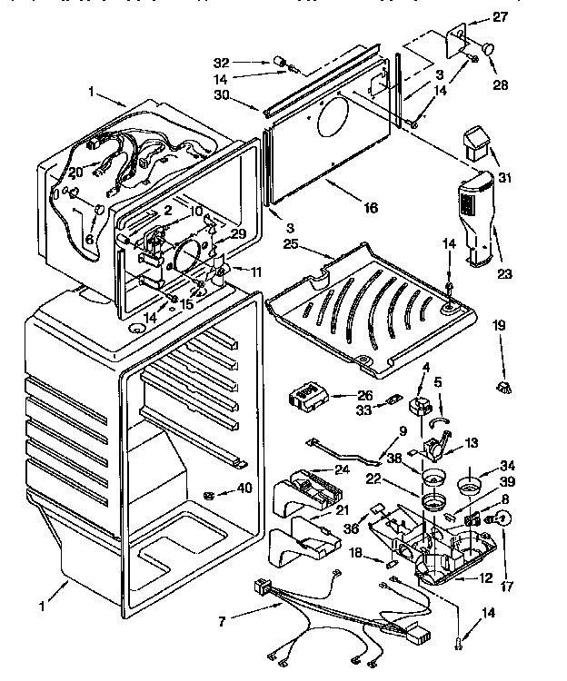 Kenmore 1069658481 liner diagram