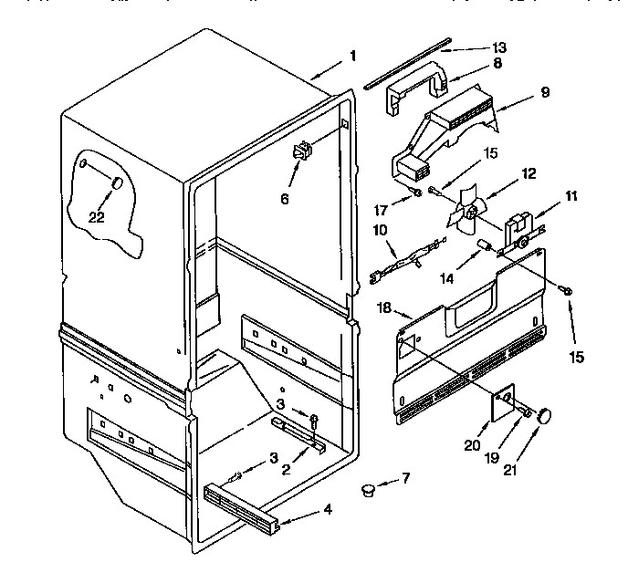 Kenmore 1069751880 liner diagram