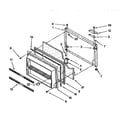Kenmore 1069751810 freezer door diagram