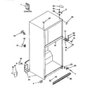 Kenmore 1069750311 cabinet parts diagram