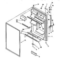 Kenmore 1069750311 refrigerator door parts diagram