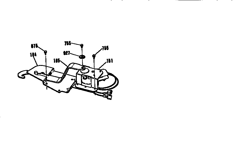 Kenmore 9114105990 door lock section diagram