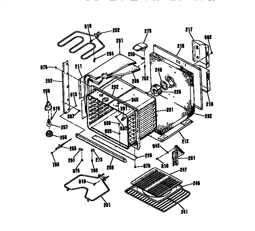 Kenmore 9114105990 body section diagram