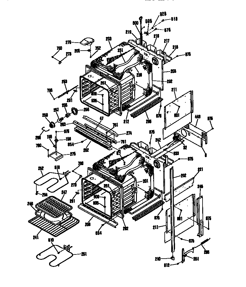 Kenmore 9114842996 body section diagram