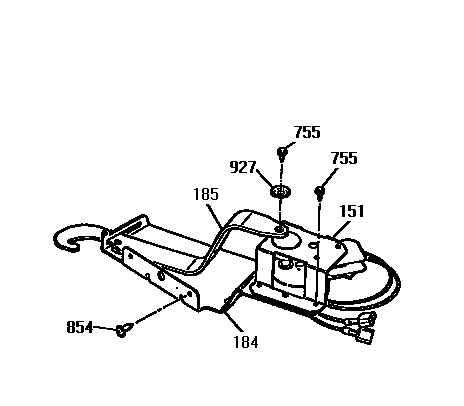 Kenmore 3634803993 door lock section diagram