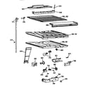 GE TBX18DIXERWW compartment separator parts diagram