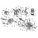 Generac 9898-1 crancase sub assembly diagram