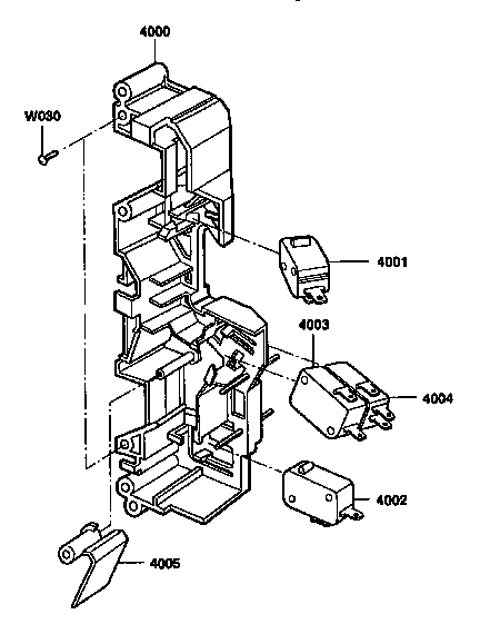Kenmore 72189952590 latch board diagram