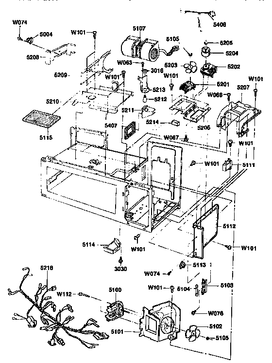Kenmore 72189952590 interior parts (2) diagram