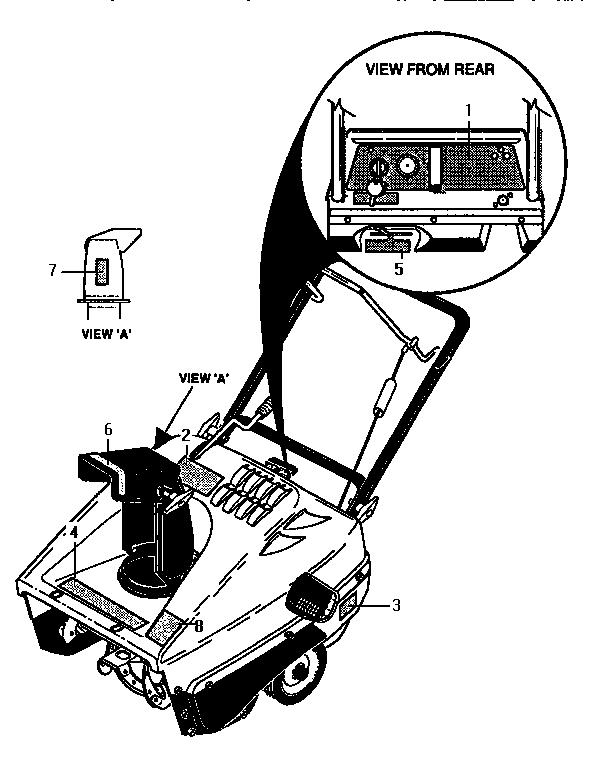 Craftsman 536884560 decals diagram