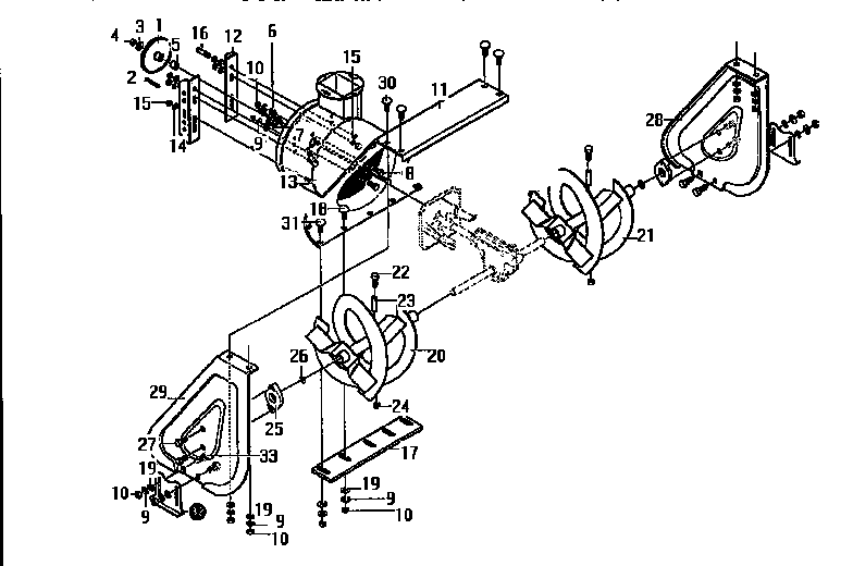Craftsman 536886281 auger housing diagram