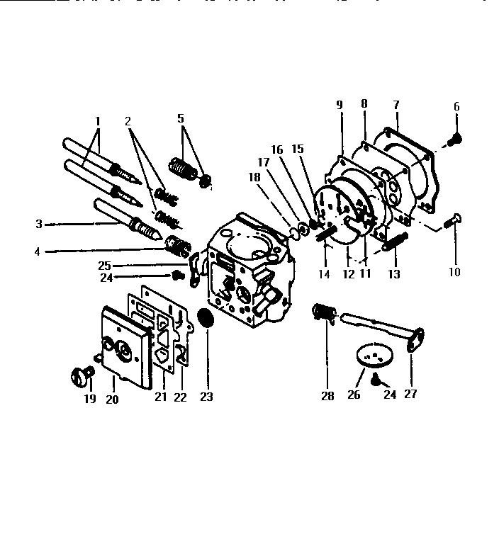 McCulloch PRO MAC 610 check valve diagram