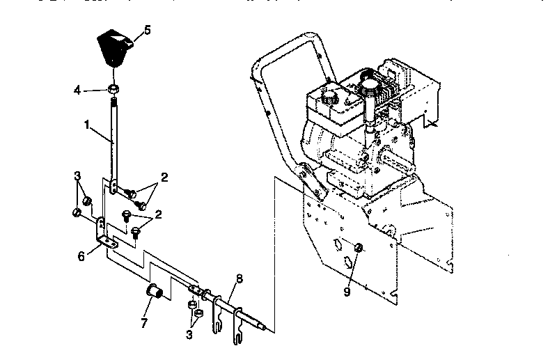 Craftsman 536886622 shift yoke diagram