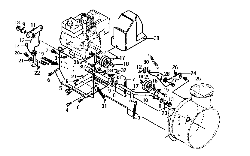 Craftsman 536886622 frame components diagram