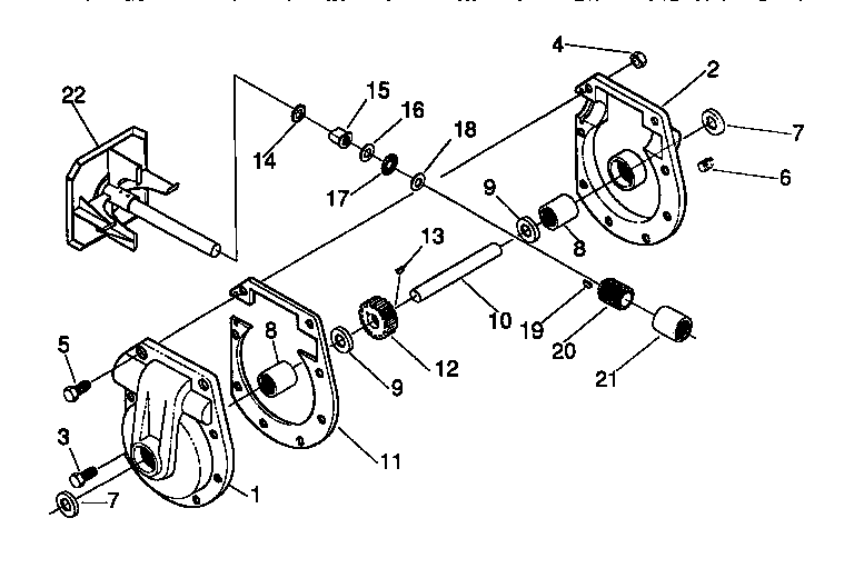 Craftsman 536886622 gear box diagram
