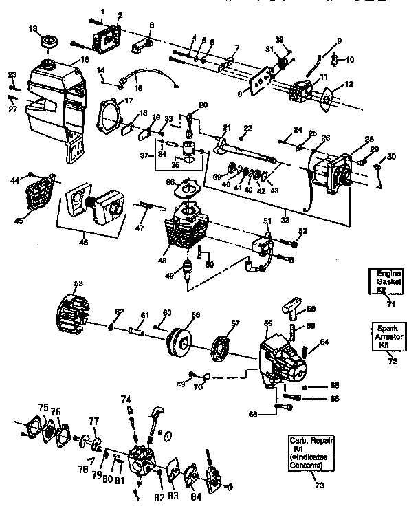 Craftsman 358798452 tank assembly diagram