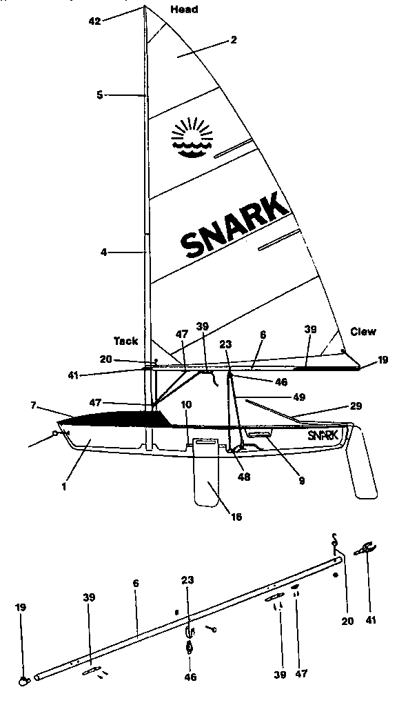 Sundancer SB118 main assembly diagram