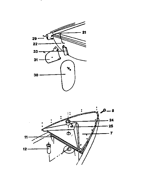Sundancer SB118 front and back assembly diagram