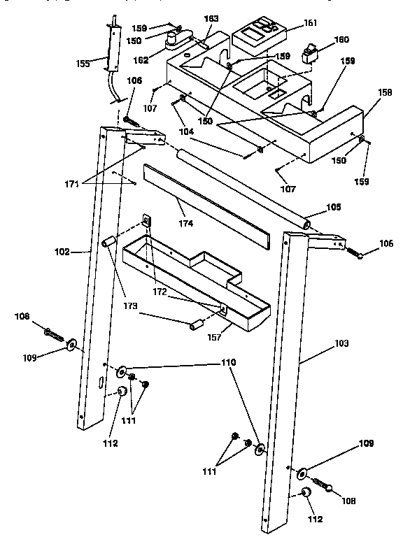 DP 21-2865B console assembly diagram