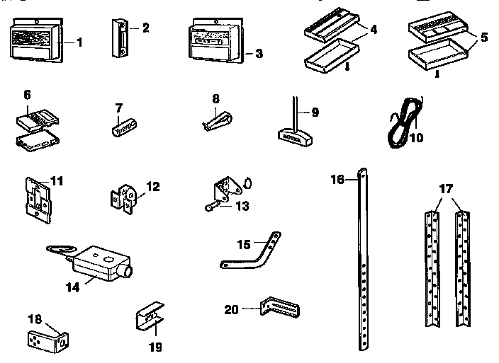 Craftsman 13953824SRT installation assembly diagram