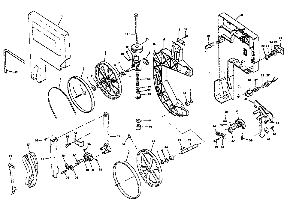 Craftsman 113248322 drive assembly diagram