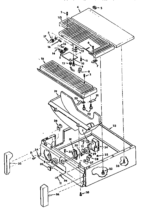 Craftsman 113248322 base components diagram