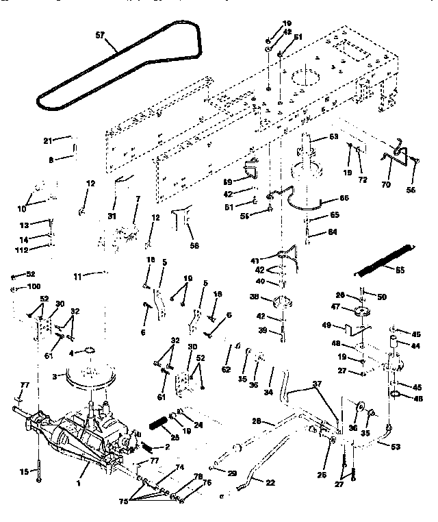 Craftsman 917252501 drive diagram