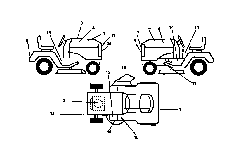 Craftsman 917252501 decals diagram