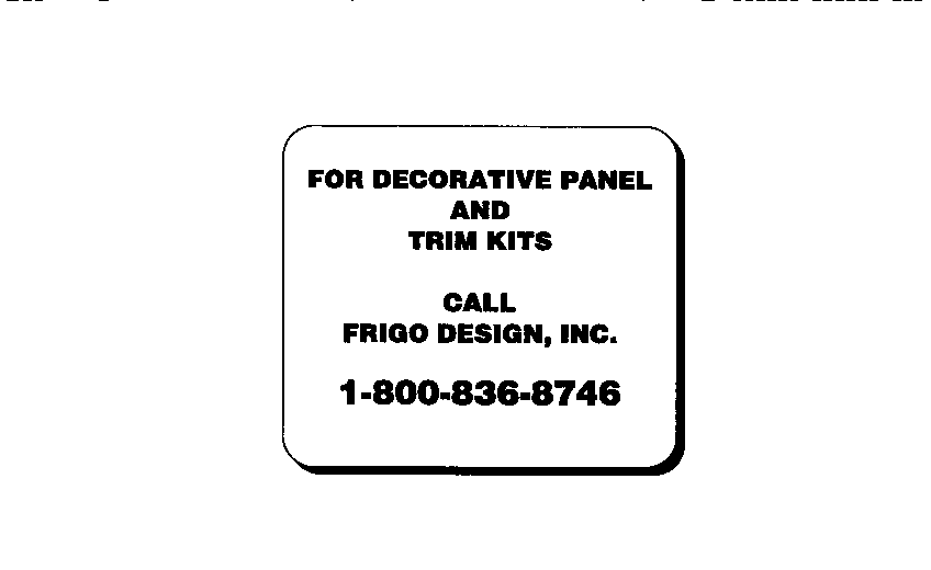 GE TFX22PRXAAA decorative door panels- customer contact parts direct diagram