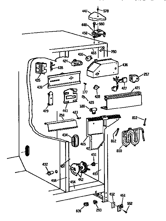 GE TFX22PRXAAA fresh food section diagram