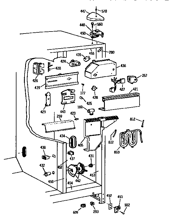 GE TFX27PFXAAA fresh food section diagram