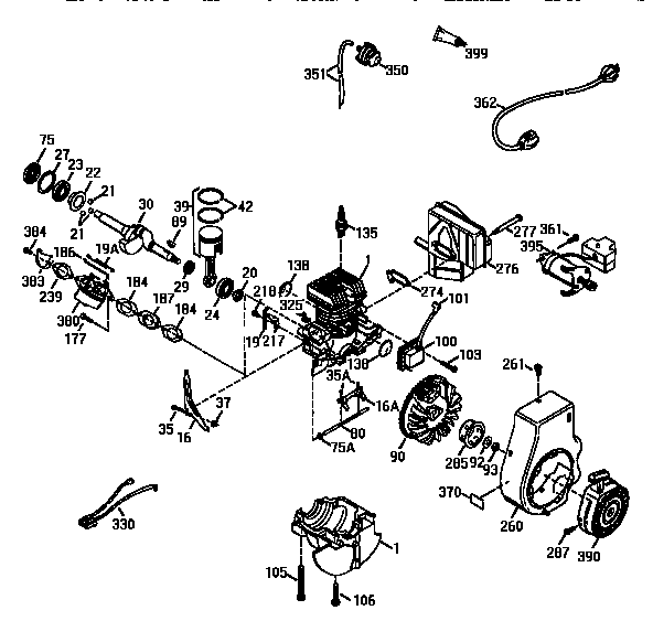 Craftsman 536884680 engine diagram