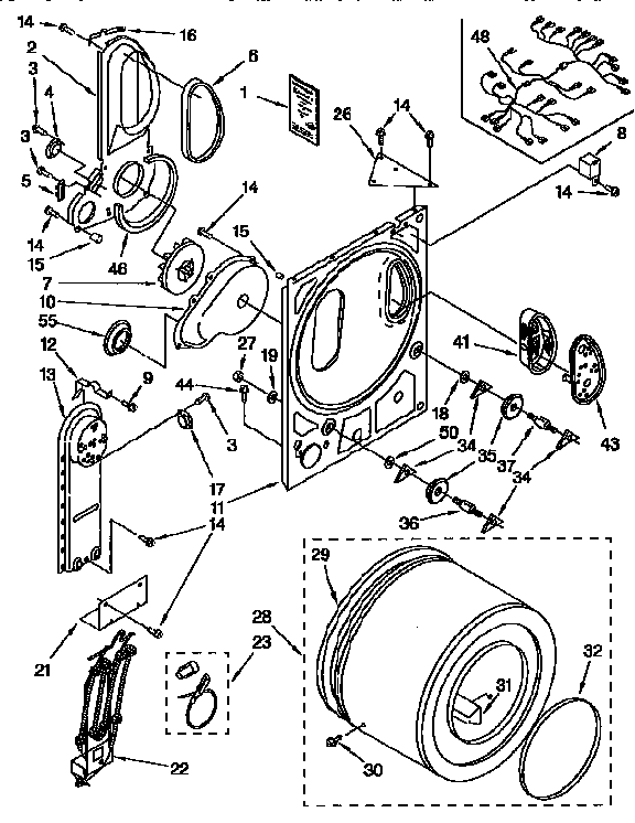 Kenmore 11098518200 bulkhead diagram