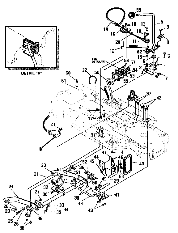 Craftsman 536252570 mower suspension assembly diagram