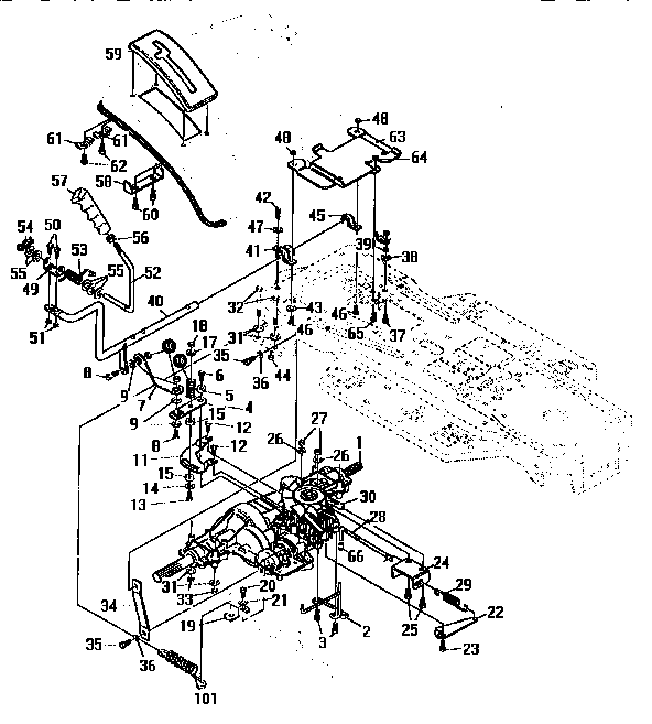 Craftsman 536252570 motion drive assembly diagram