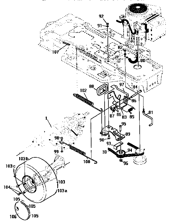 Craftsman 536252570 motion drive assembly diagram