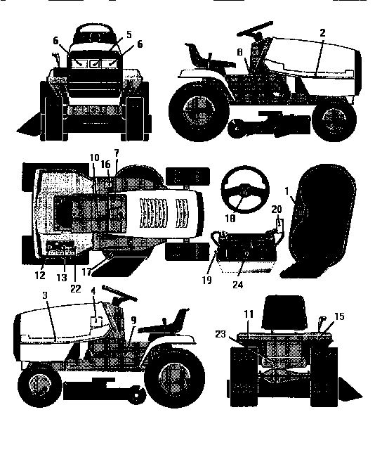 Craftsman 536252570 decals diagram
