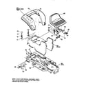 Craftsman 536252571 chassis & hood assembly diagram