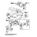Craftsman 536252571 front steering assembly diagram