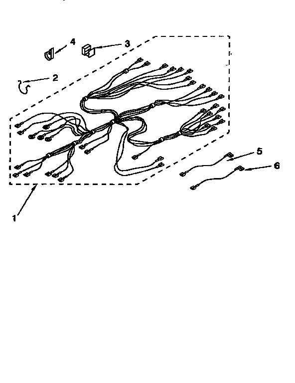 Kenmore 6644098997 wiring harness diagram