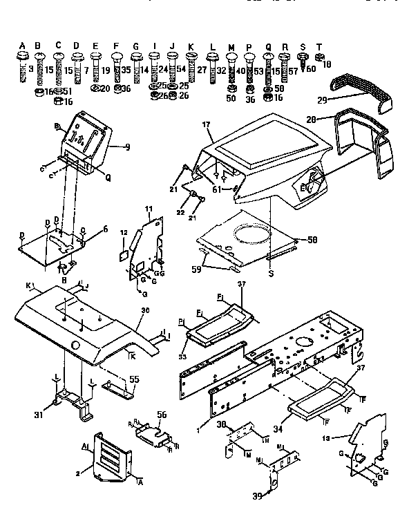 Craftsman 917254861 chassis and enclosures diagram