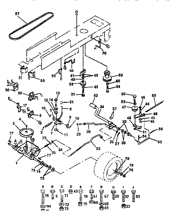 Craftsman 917254861 drive diagram