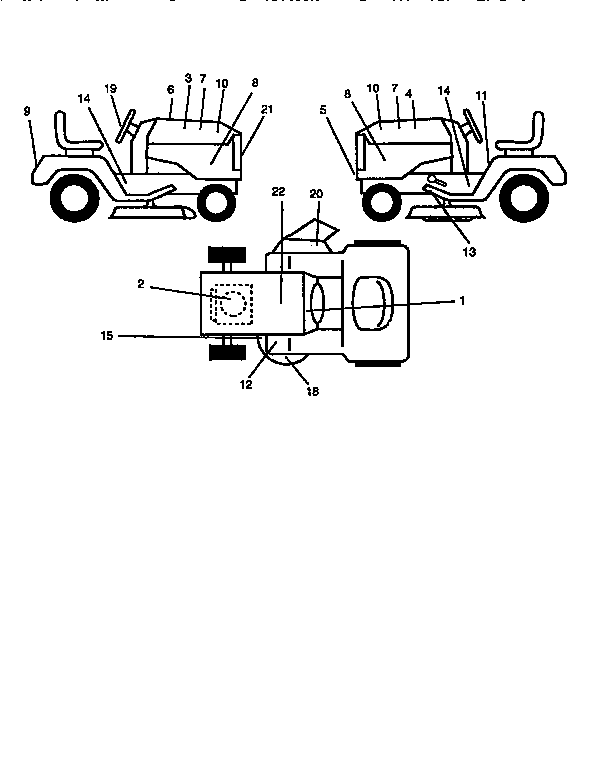 Craftsman 917254861 decals diagram
