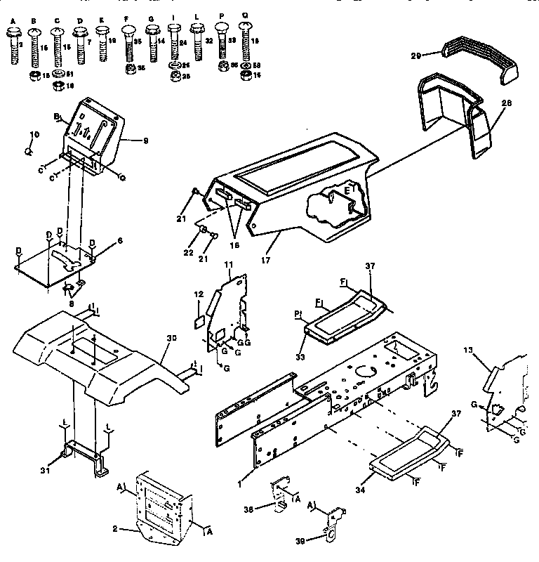 Craftsman 917255441 chassis and enclosures diagram