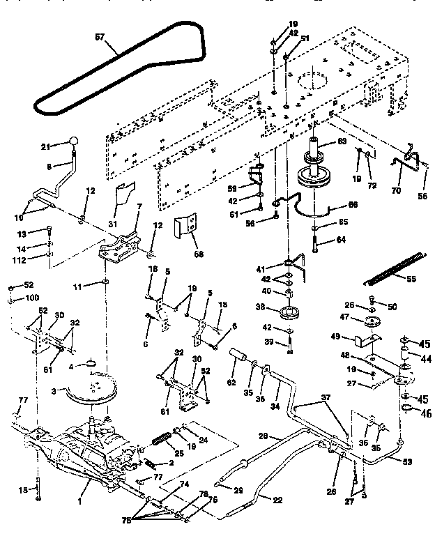Craftsman 917252511 drive diagram