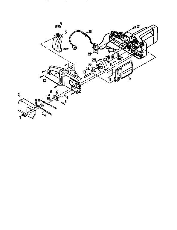 McCulloch EAGER BEAVER 400S-16 replacement parts diagram